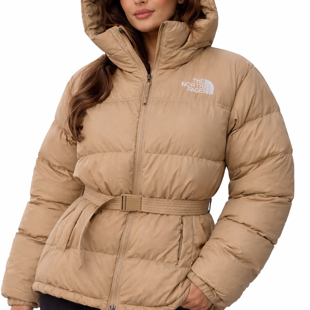 The North Face Women's Beige Puffer Jacket
